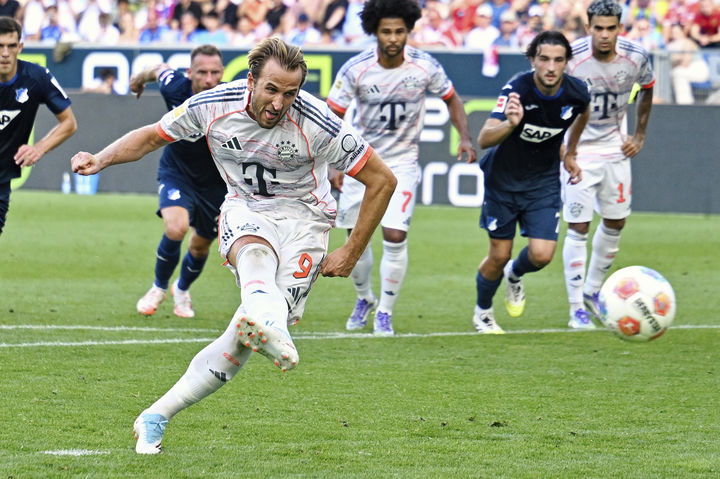 [진스하임=AP/뉴시스] 독일 프로축구 분데스리가 바이에른 뮌헨의 해리 케인. 2025.09.20.