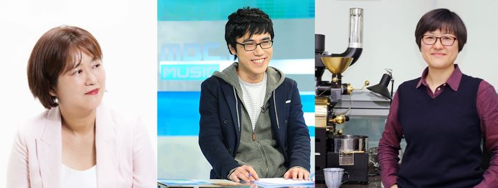 '컬처스토리 M' 강사진. (왼쪽부터) 미술 이진숙 평론가, 음악 배순탁 작가, 로컬트렌드 후지로얄코리아 윤선해 대표. (사진=마포문화재단 제공) *재판매 및 DB 금지