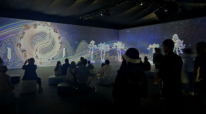 "몰입감 최고" 영동국악엑스포 48m 미디어아트 '눈길' 