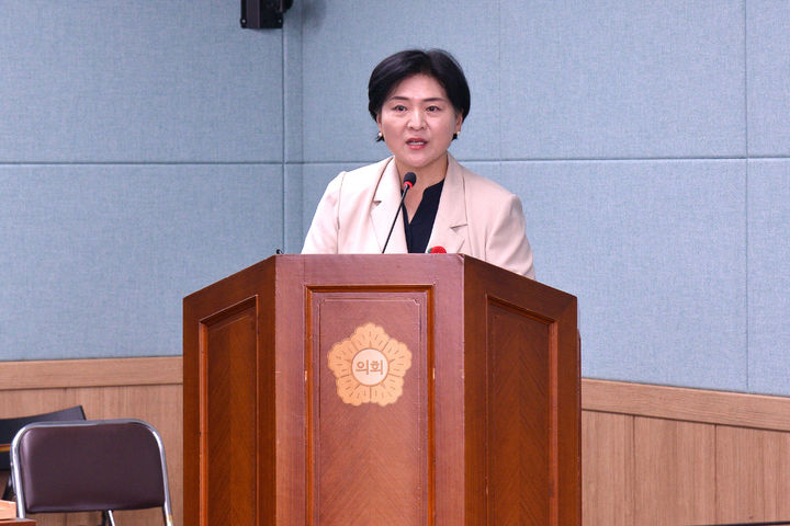 [여수=뉴시스] 여수시의회 박성미 의원. photo@newsis.com *재판매 및 DB 금지