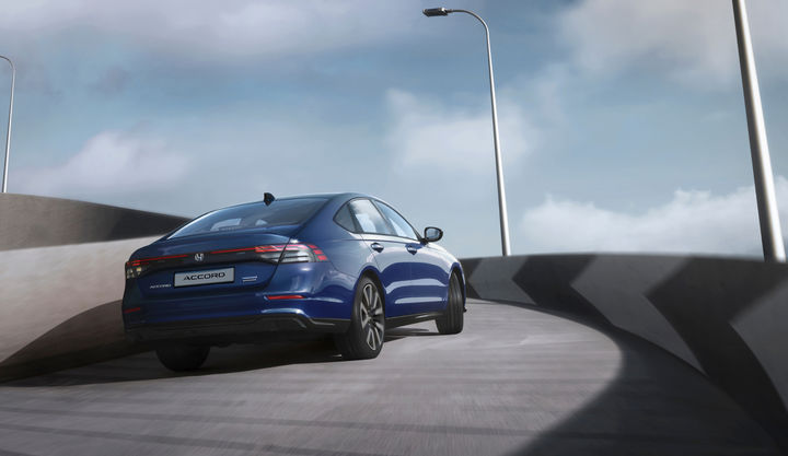 [서울=뉴시스] 혼다의 대표 세단 모델인 '어코드 하이브리드' 모습. (사진=혼다코리아 제공) 2025.09.21 photo@newsis.com *재판매 및 DB 금지