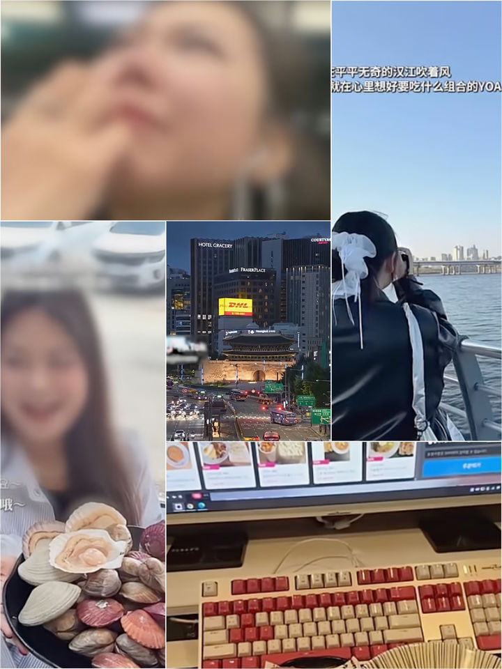 [서울=뉴시스] 최근 중국 젊은층 사이에서 한국 방문 후 서울을 그리워하는 '서울병'이 확산하며 화제를 모으고 있다. (사진 = 틱톡 갈무리) 2025.09.21. *재판매 및 DB 금지