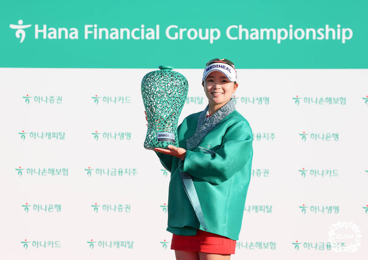 한국여자프로골프(KLPGA) 투어 하나금융그룹 챔피언십에서 우승한 이다연. (사진=KLPGA 제공). 202509.21. *재판매 및 DB 금지