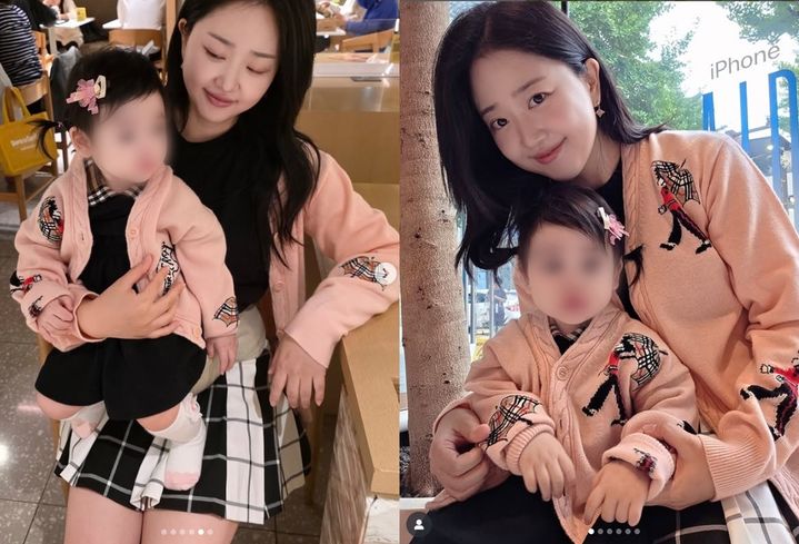 [서울=뉴시스] 개그맨 박수홍 아내 김다예가 딸과의 근황을 공개했다. (사진=김다예 인스타그램 캡처) 2025.09.22. photo@newsis.com *재판매 및 DB 금지