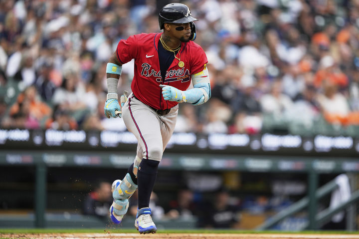 [디트로이트=AP/뉴시스] 로널드 아쿠냐 주니어. 2025.09.22