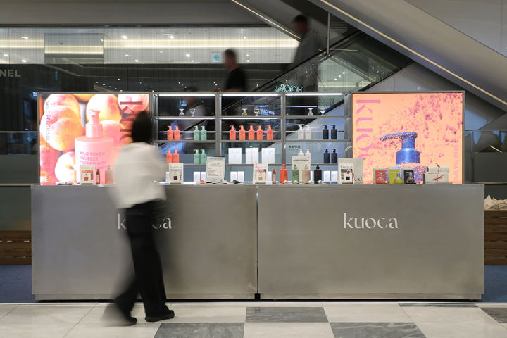 [대구=뉴시스] 대구 신세계백화점은 스킨케어 브랜드 '쿠오카(Kuoca)' 팝업스토어를 운영한다. (사진=대구 신세계백화점 제공) 2025.09.22. photo@newsis.com *재판매 및 DB 금지