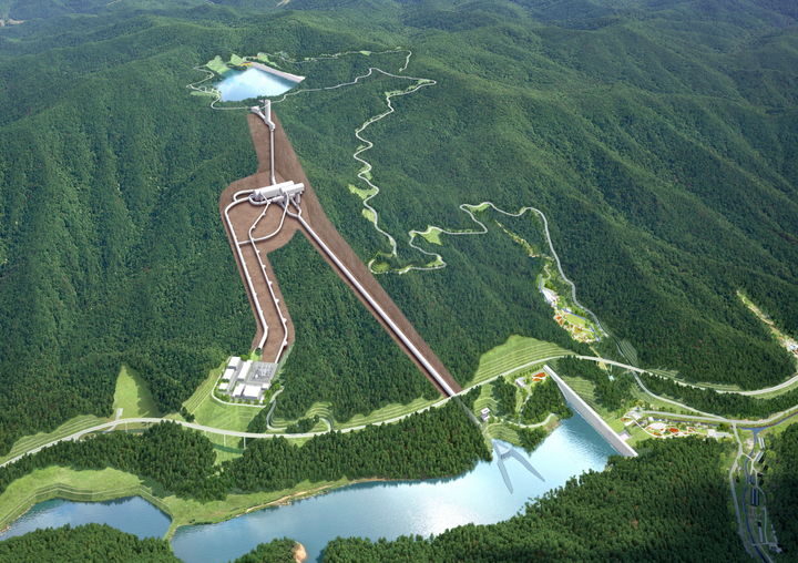 홍천 양수발전소 1, 2호기 조감도. (사진=대우건설 제공) *재판매 및 DB 금지