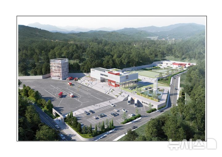 [보은=뉴시스] 충북소방교육대 조감도 (사진= 충북소방본부 제공) 2025.09.22. photo@newsis.com *재판매 및 DB 금지