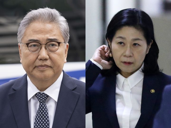 [서울=뉴시스] 박진 전 외교부 장관(왼쪽)과 이노공 전 법무부 차관. 2025.09.23. photo@newsis.com *재판매 및 DB 금지