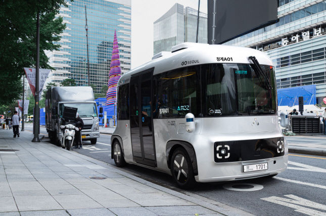 [서울=뉴시스] 자율주행셔틀. 2025.09.23. (사진=서울시 제공) *재판매 및 DB 금지