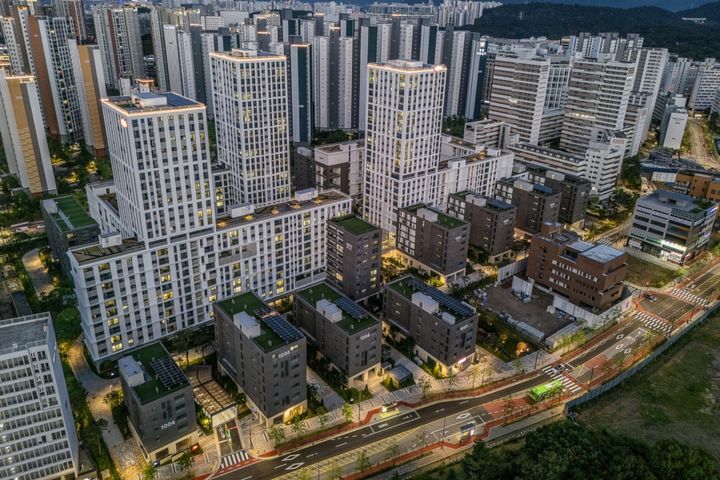 DL이앤씨 'e편한세상 고덕 어반브릿지' 단지 전경. (사진=DL이앤씨 제공) *재판매 및 DB 금지