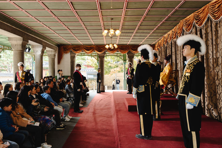 [서울=뉴시스] 대한제국 외국공사 접견례 (사진=국가유산청 제공) 2025.09.23 photo@newsis.com *재판매 및 DB 금지