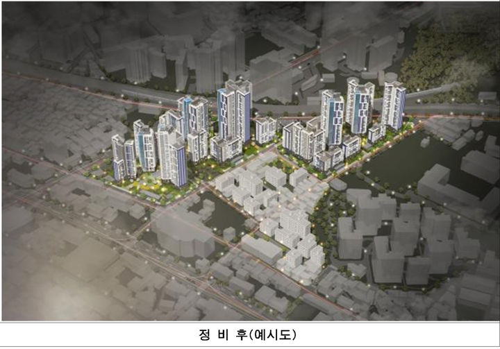 [서울=뉴시스] 중랑구 망우본동 354-2 모아타운. 2025.09.23. (자료=서울시 제공) *재판매 및 DB 금지