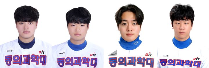 [부산=뉴시스] 동의과학대학교 야구부는 최근 서울 롯데호텔에서 열린 '2026 KBO(한국야구위원회) 신인 드래프트'에서 1명 지명, 육성 선수 2명, 지난해 지명을 받았던 1명이 지명권을 행사해 올해 총 4명이 프로구단에 입단했다고 23일 밝혔다. (사진=동의과학대 제공) 2025.09.23. photo@newsis.com *재판매 및 DB 금지