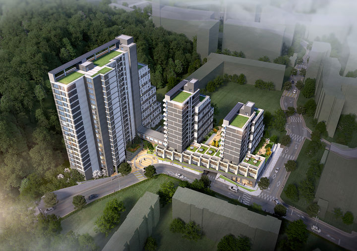 개운산마을 조감도. (사진=개운산마을 가로주택정비사업 조합 제공) *재판매 및 DB 금지