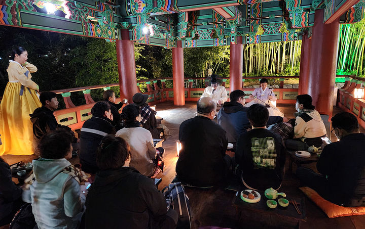 삼척 국가유산 야행 공연 모습.(사진=삼척시 제공) *재판매 및 DB 금지