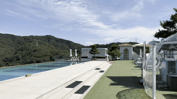 [서울=뉴시스] 안토 인피니티풀 전경. (사진=뉴시스) 2025.09.23. *재판매 및 DB 금지