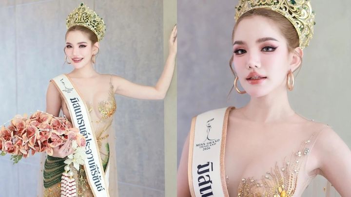 [뉴시스] 과거 노출 영상을 찍었다는 사실이 알려지면서 왕관을 내려놓게 된 태국 미인대회 우승자. (사진=더타이거) 2025.9.23 *재판매 및 DB 금지