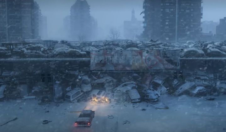 넷플릭스가 자사 오리지널 콘텐츠 최초로 생성형 AI로 제작한 시각 효과를 적용한 SF(공상과학) 드라마 '영원한 항해자 에테르나우타(The Eternaut)'의 한 장면. (사진=넷플릭스 티저영상 캡처) *재판매 및 DB 금지