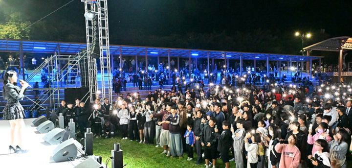 [평창=뉴시스] 제47회 노산 문화제·제42회 군민의 날 기념 공개 방송 현장. (사진=평창군 제공) 2025.09.24. photo@newsis.com *재판매 및 DB 금지