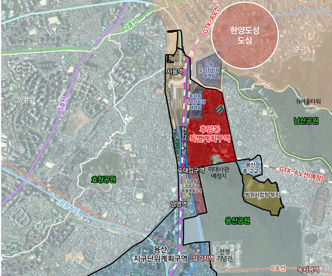 [서울=뉴시스] 후암동 특별계획구역 위치도. 2025.09.25. (자료=서울시 제공) *재판매 및 DB 금지