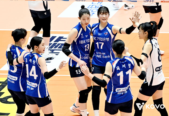 여자배구 IBK기업은행. (사진=KOVO 제공). 2025.09.24. *재판매 및 DB 금지
