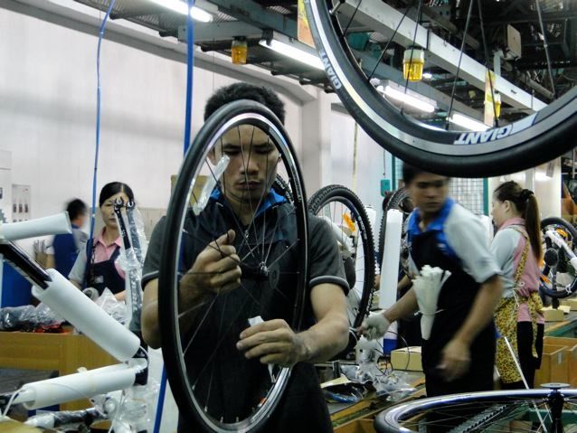 [서울=뉴시스]세계 최대 자전거 생산업체 대만 자이언트사의 생산 공장. (출처=인 타이완 뉴스레터) 2025.9.25. *재판매 및 DB 금지