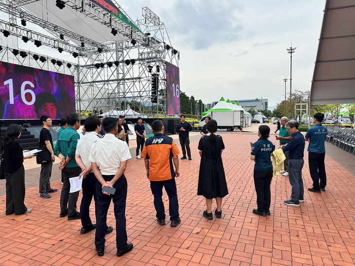[거창=뉴시스] 거창군 2025년 거창한마당대축제 현장안전 상황관리단 운영 (사진=거창군 제공) 2025. 09. 25. photo@newsis.com *재판매 및 DB 금지