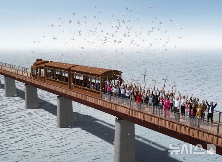 [완주=뉴시스] 만경강 물고기철길 조감도. (이미지= 완주군 제공) *재판매 및 DB 금지