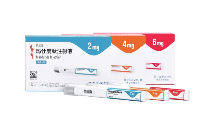 [서울=뉴시스] 이노벤트 바이오로직스 비만 치료제 '신얼메이' (사진=이노벤트 바이오로직스 홈페이지) 2025.09.25. photo@newsis.com *재판매 및 DB 금지