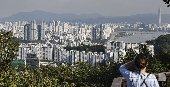 서울시내 아파트 단지. 뉴시스 자료사진.