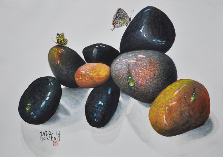 [구미=뉴시스] 남학호 그림 '석접' (사진=구미시 제공) 2025.09.26 photo@newsis.com *재판매 및 DB 금지