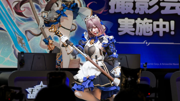 넷마블이 도쿄게임쇼 2025 현장에 출품한 '몬길: 스타 다이브'의 게임 모델 (사진=넷마블 제공) *재판매 및 DB 금지