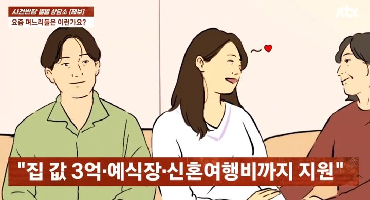 [뉴시스] 3억 원 상당의 신혼집을 마련해주고, 예식장과 하와이 신혼여행 비용까지 모두 지원해줬지만 차별 대우 받는 아버지 사연. 2025.09.26. (사진=JTBC '사건반장' 갈무리). *재판매 및 DB 금지