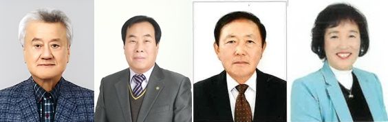  [의성=뉴시스] '자랑스러운 의성군민상' 수상자들. 왼쪽부터 신원호 대한노인회 의군지회장(지역사회발전 부문), 박태주 의성문화원장(문화체육 부문), 김호식 전국한우협회 의성군지회장(산업경제 부문), 임영자 봉양면 새마을부녀회장(봉사효행 부문). (사진=의성군 제공) 2025.09.26. photo@newsis.com *재판매 및 DB 금지