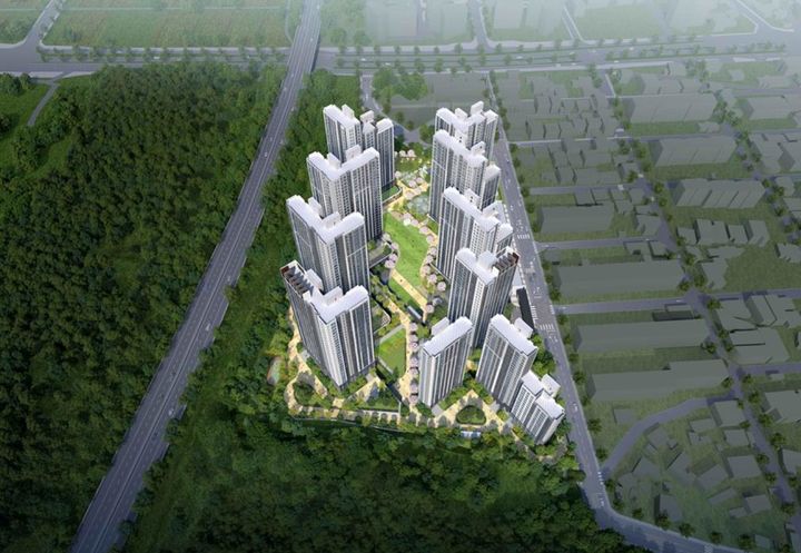 [청주=뉴시스] 청주 강서2지구 롯데캐슬 시그니처 예상 조감도. (사진=청주시 제공) photo@newsis.com *재판매 및 DB 금지