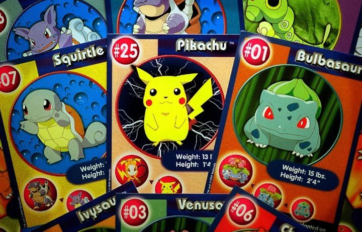 [서울=뉴시스] 미국 국토안보부(DHS)가 일본 인기 애니메이션 '포켓몬스터' 형식을 차용해 불법 이민자 단속을 홍보하는 영상을 제작해 논란이 일고 있다. 사진은 1999년 버거킹 프로모션의 포켓몬 카드. (사진 = LA타임스 캡처) 2025.09.26. *재판매 및 DB 금지