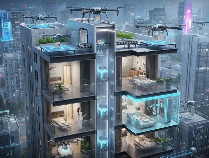 '드론 배송' 시대, 아파트 발코니가 바뀌어야 한다[넥스트 시티]① - 뉴스 썸네일 이미지