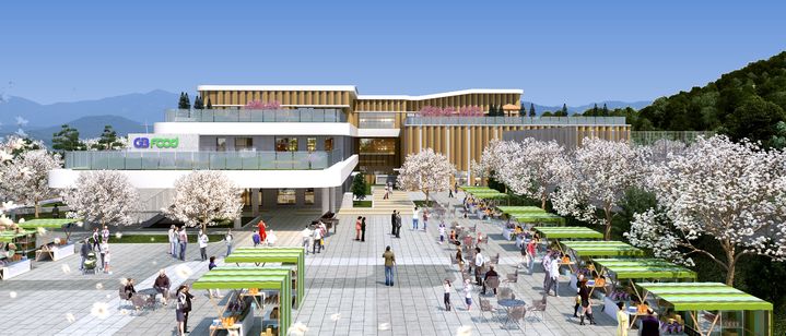 [안동=뉴시스] 농식품유통교육진흥원 조감도. (사진=경북도 제공) 2025.09.28 photo@newsis.com *재판매 및 DB 금지