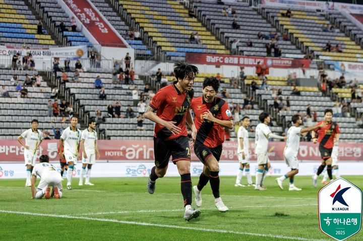 [서울=뉴시스] 프로축구 K리그2 경남FC의 박재환. (사진=한국프로축구연맹 제공) *재판매 및 DB 금지