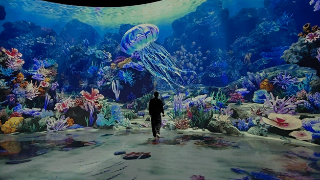 [사진=박현주 미술전문기자]모나용평 이나트 미디어아트. *재판매 및 DB 금지