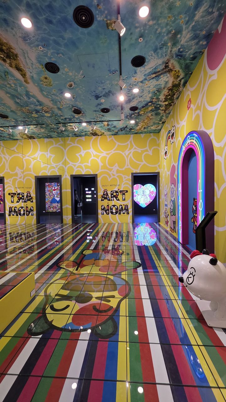 [사진=박현주 미술전문기자]이나트 테마공간에 설치된 아트놈 테마공간. *재판매 및 DB 금지