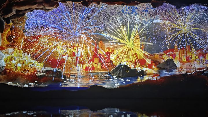 [사진=박현주 미술전문기자]이나트 미디어아트. *재판매 및 DB 금지