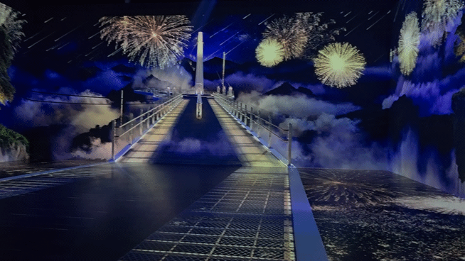 [사진=박현주 미술전문기자]이나트 미디어아트. *재판매 및 DB 금지