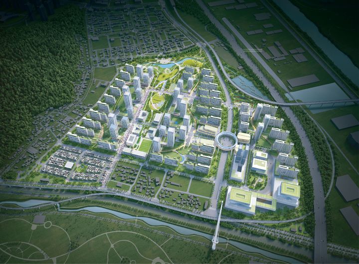 [양산=뉴시스] 양산시 증산지구 도시개발사업 조감도 (사진=양산시 제공) 2025.09.29. photo@newsis.com *재판매 및 DB 금지