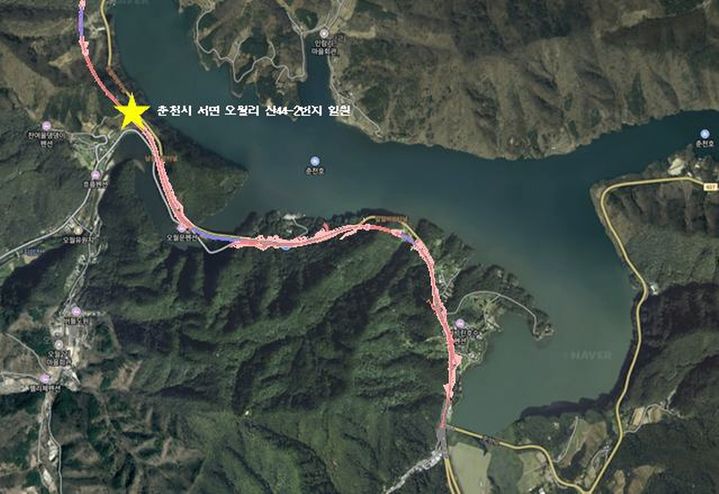 29일 국토교통부 홍천국토관리사무소는 지난 7월 집중호우로 인해 춘천시 서면 오월리 국도 5호선 도로유실에 대한 복구를 마무리해 오는 30일 오후 1시부터 개통한다 고 밝혔다. 홍천국토관리사무소 제공. *재판매 및 DB 금지
