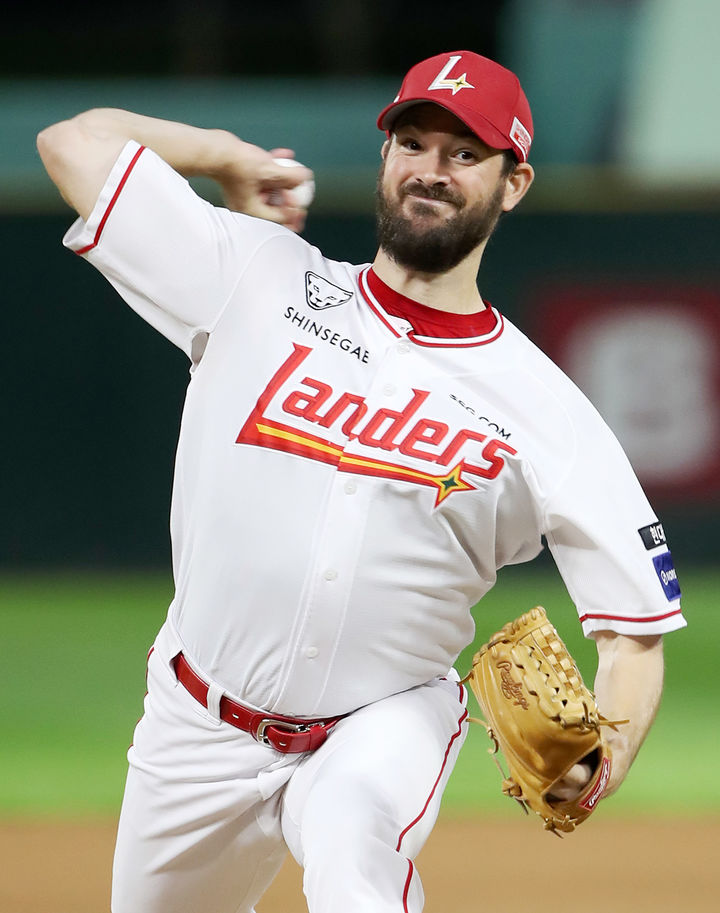 [서울=뉴시스] 프로야구 SSG 랜더스의 드류 앤더슨. (사진 = SSG 랜더스 제공) *재판매 및 DB 금지