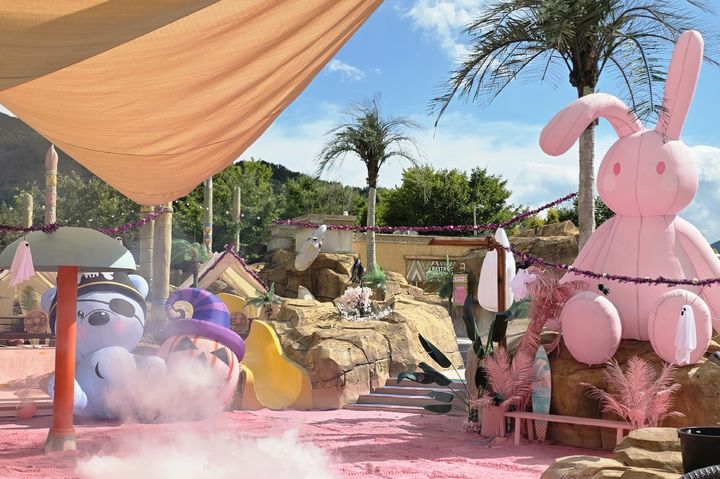 [부산=뉴시스] 롯데워터파크 '고스트 아일랜드' (사진=롯데워터파크 제공) 2025.09.30. photo@newsis.com *재판매 및 DB 금지