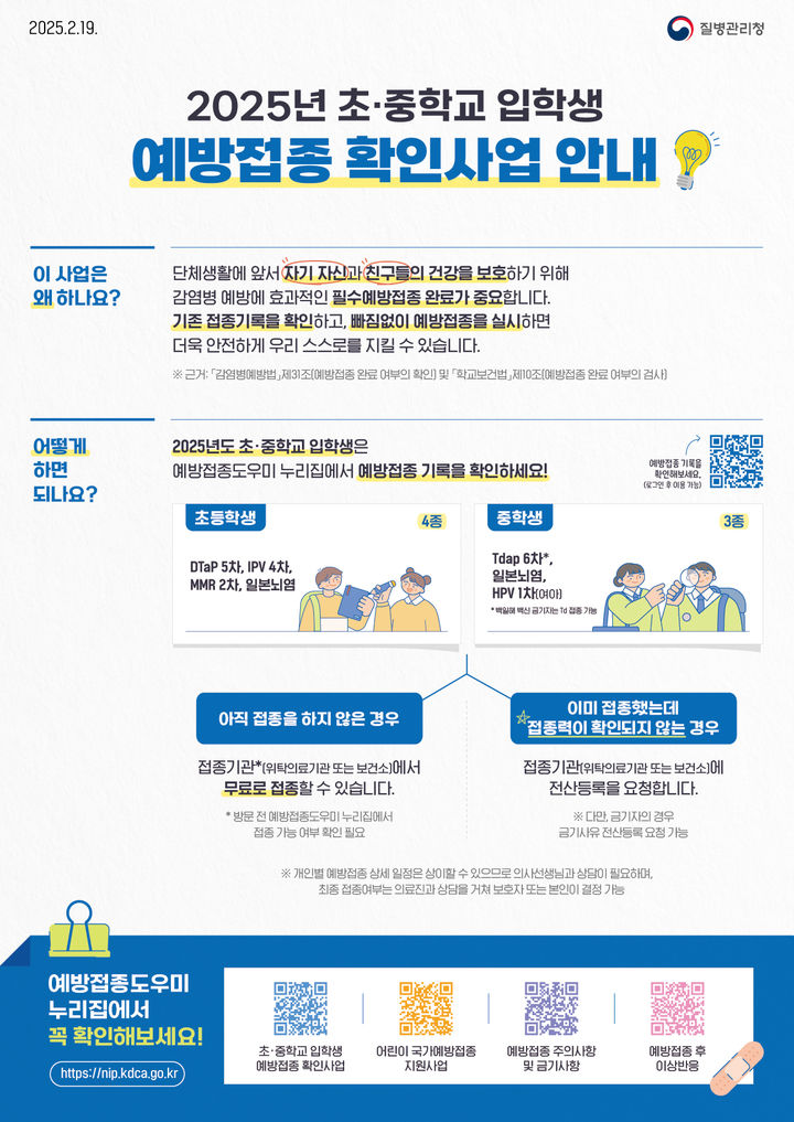 [진주=뉴시스]진주시, 초중등 입학생 예방접종률 양호.(사진=진주시 제공).2025.09.30.photo@newsis.com *재판매 및 DB 금지