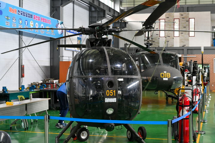 [영주=뉴시스] 영주시 소재 경북항공고등학교에서 열리는 '제9회 전국 항공정비기능대회' 경기장 (사진=영주시 제공) 2025.09.30. photo@newsis.com *재판매 및 DB 금지